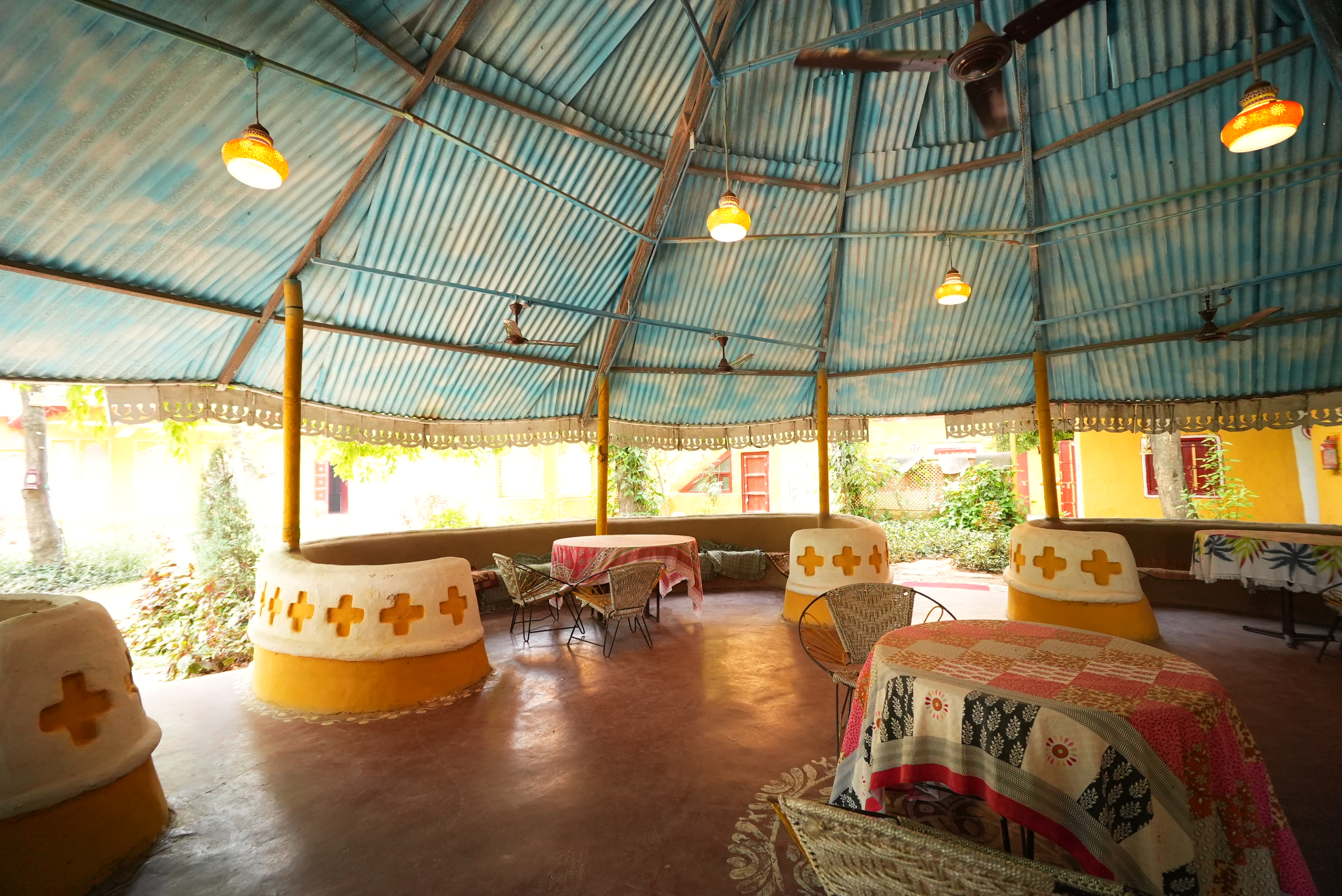 Sitting area at Surjivan Resort