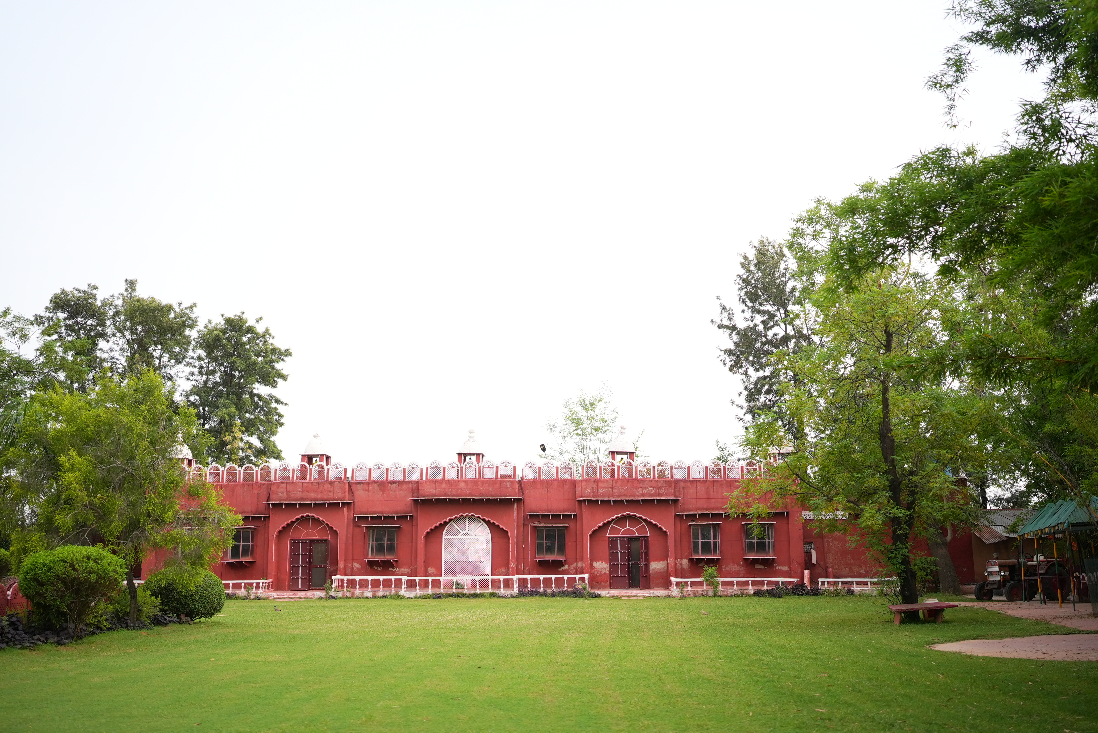 Surjivan Resort gardens and traditional architecture